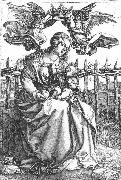 Albrecht Durer, Madonna Crowned by Two Angels